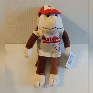 Angels Baseball 1/2 Rally Monkey 9" Plush with Tag - MLB Los Angeles Anaheim
